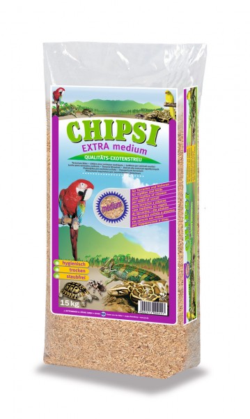 Chipsi Extra medium - Buchenholzgranulat