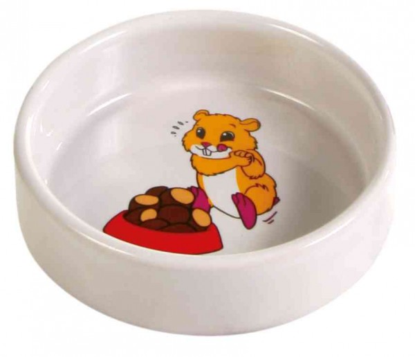 Keramik Napf mit Motiv Hamster