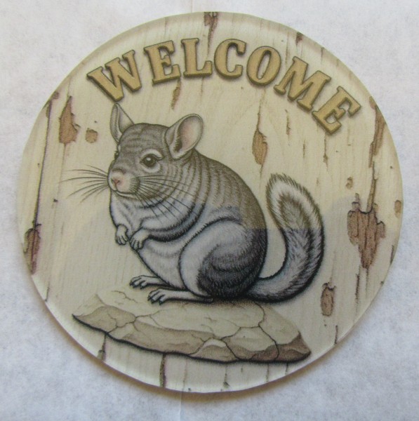 "Chinchilla" Magnet